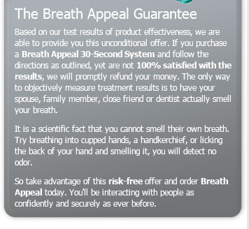 The Breath Appeal Guarantee